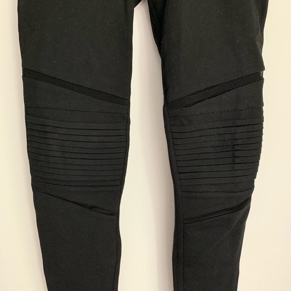 Small Moto Cotton Leggings